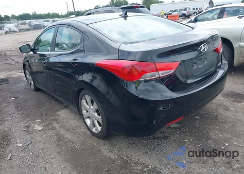 2013 Hyundai Elantra Limited from USA, damaged, VIN 5NPDH4AE1DH172526